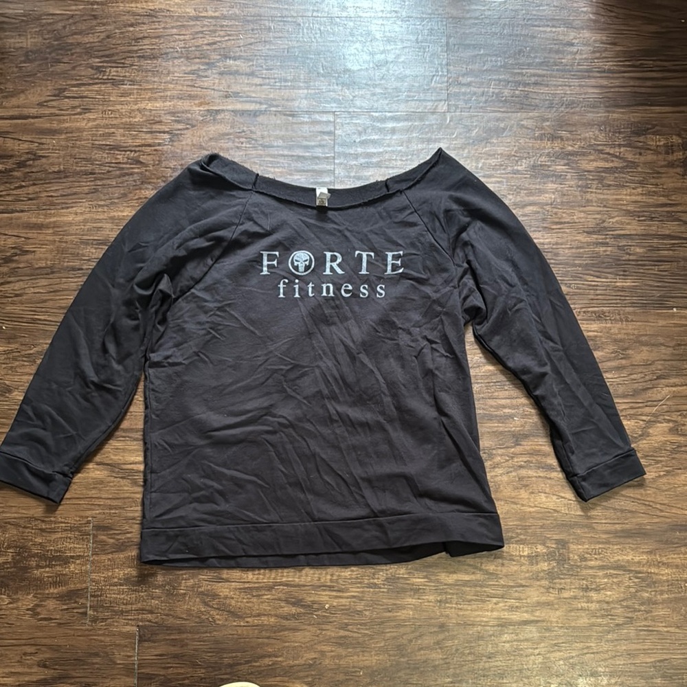 Next Level Apparel Black Graphic Tee